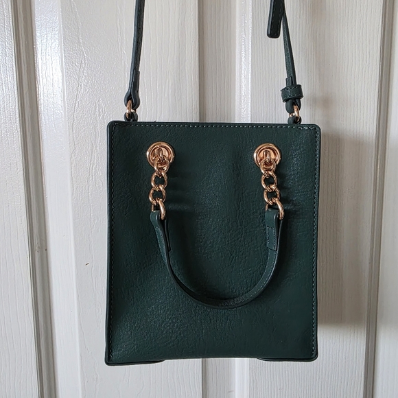 LC Lauren Conrad Green Crossbody Bag NEW - Picture 2 of 7